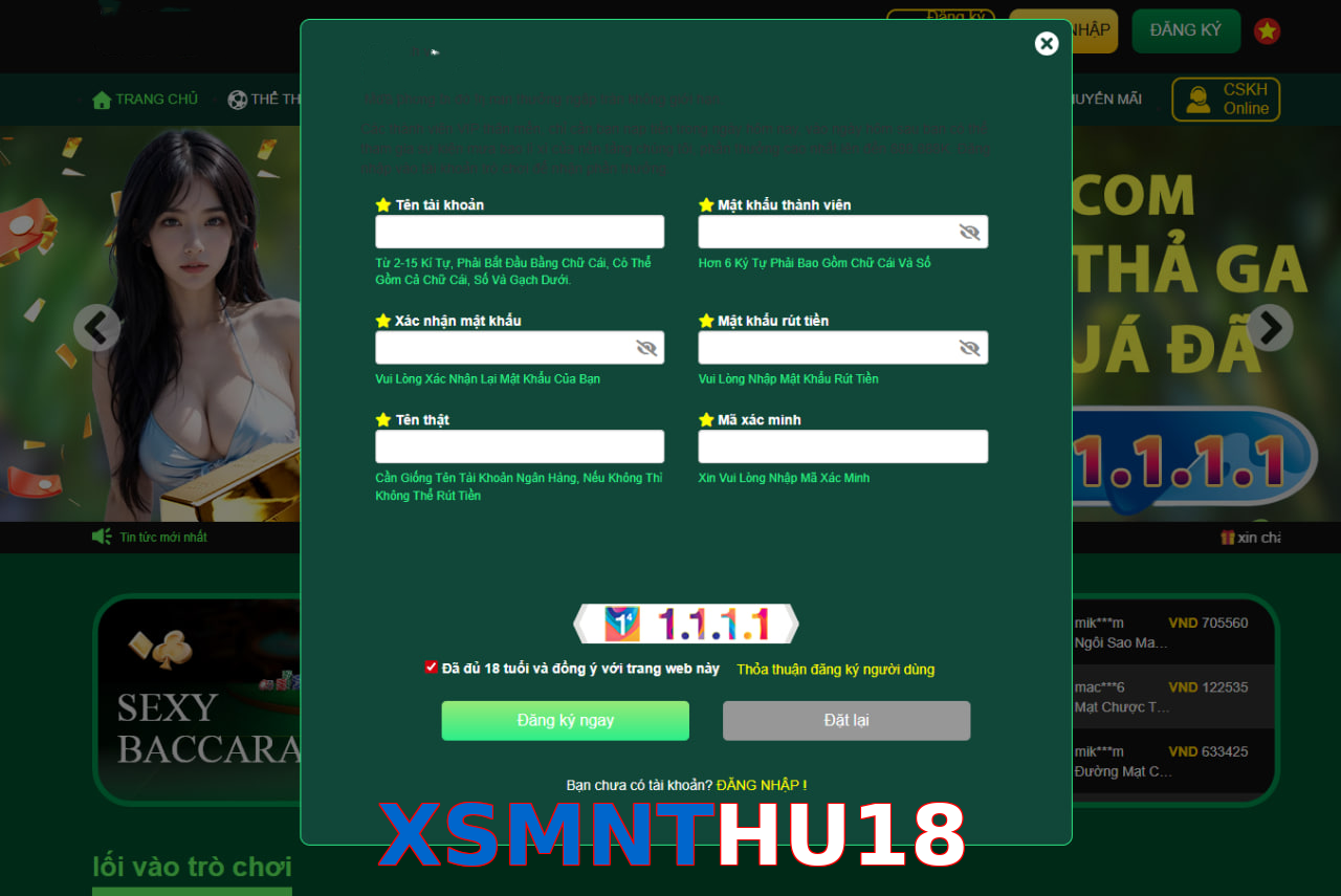 XSMNTHU18